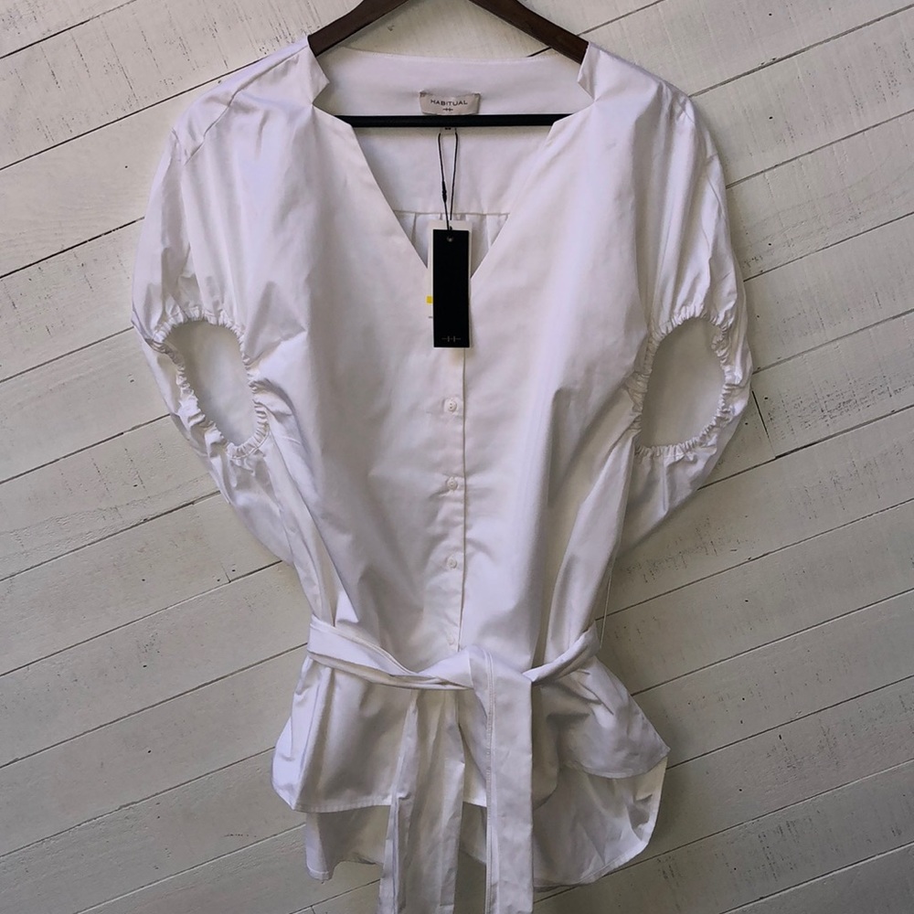 NWT Habitual button up cotton shirt